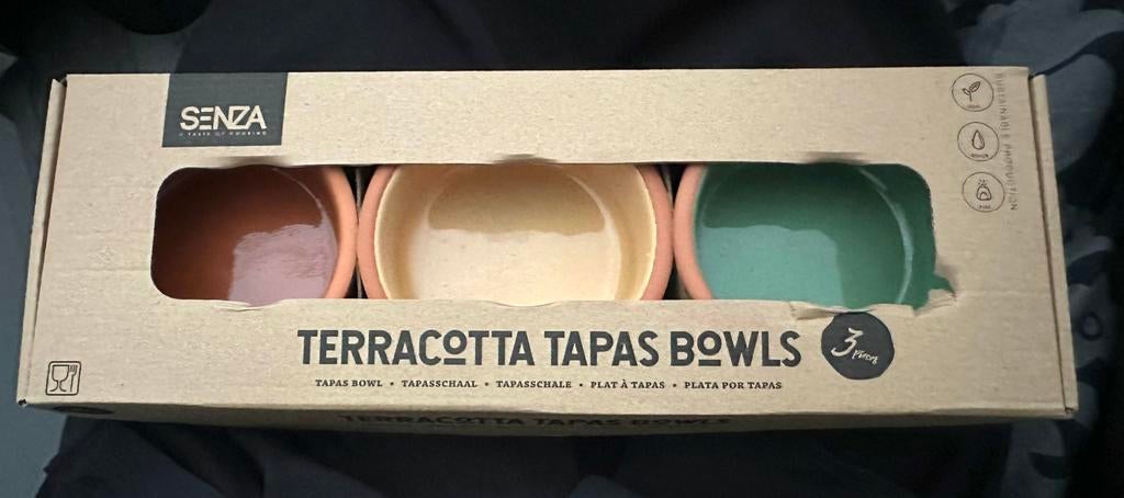 Tapas schaaltjes, Ophalen