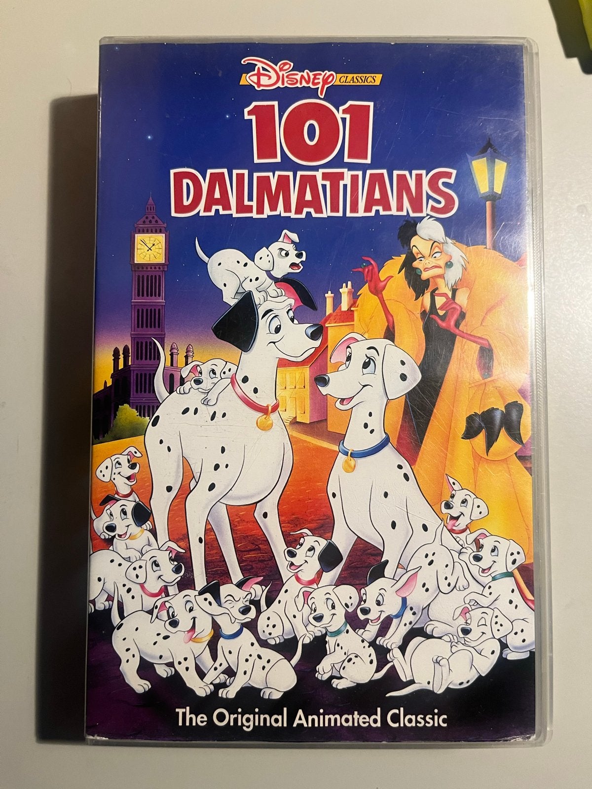 Disney Classics: 101 Dalmatiërs VHS - Nederlands ondertiteld, Nederlands ondertiteld, Alle leeftijden, Kinderfilm, Ophalen of Verzenden