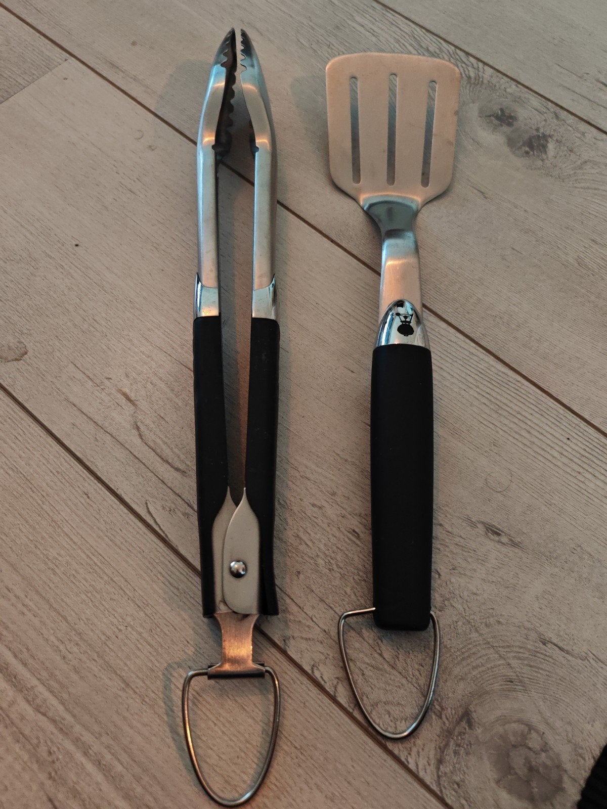 Weber BBQ tang en spatel set, Ophalen of Verzenden, Gebruikt, Onbekend