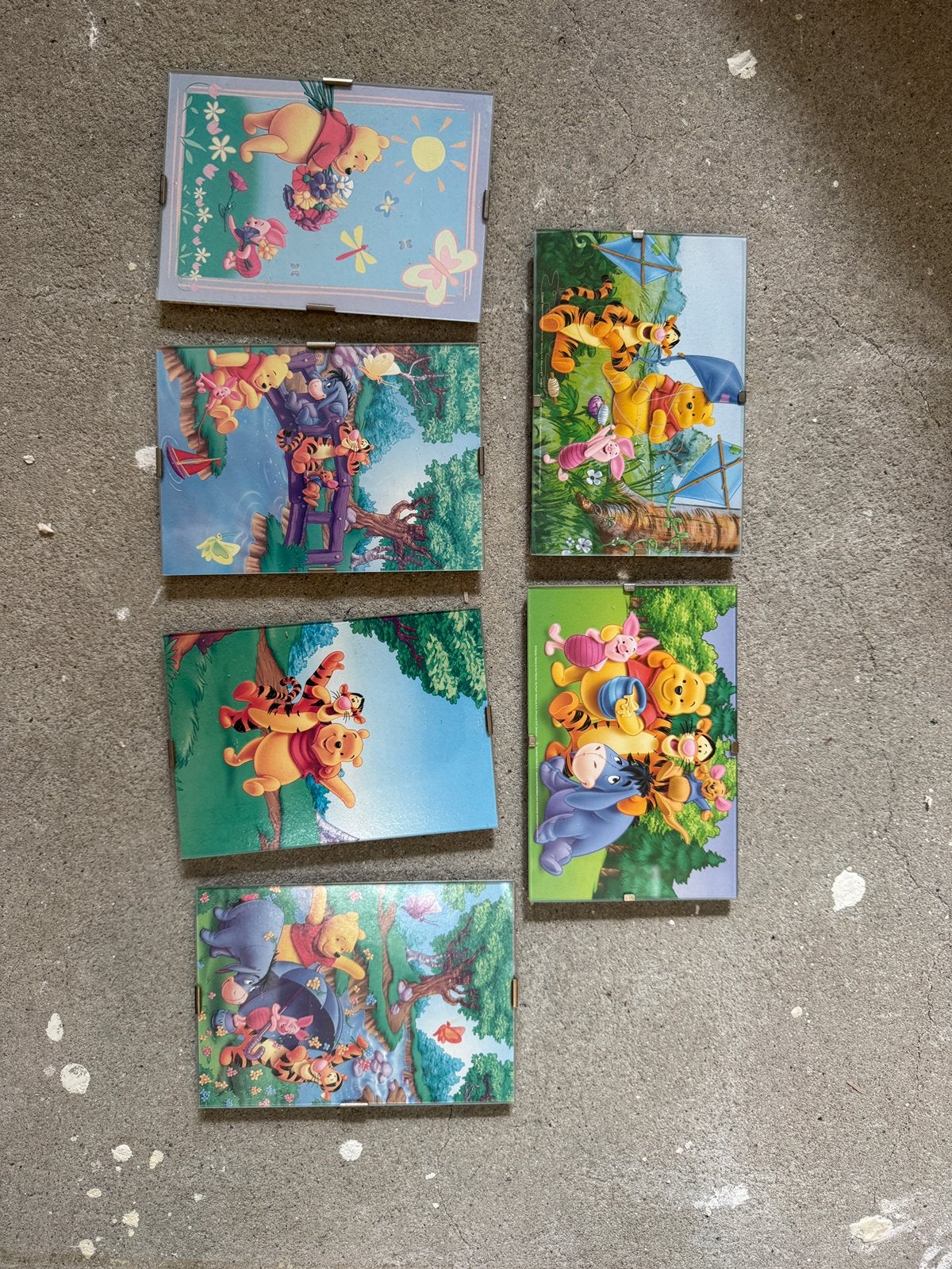 Winnie the pooh en vrienden schilderijtjes, Ophalen of Verzenden, Winnie de Poeh of vrienden, Zo goed als nieuw