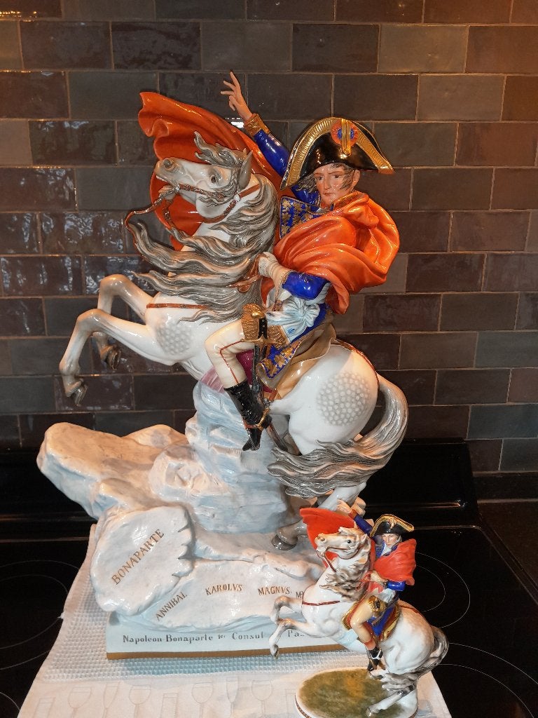 Prachtig zeldzaam groot beeld Napoleon 60 cm, Ophalen