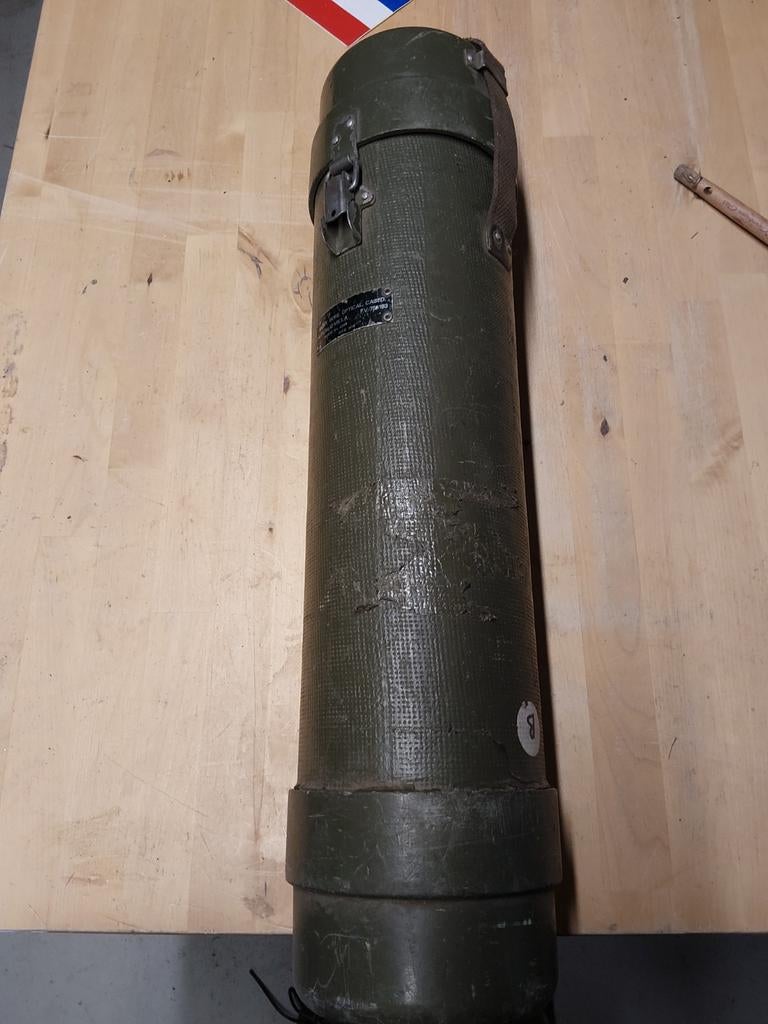 Britse Justeerkijker BJ 1976 met Koker in Prima Staat, Verzamelen, Militaria | Algemeen, Ophalen, Landmacht, Engeland, Overige typen