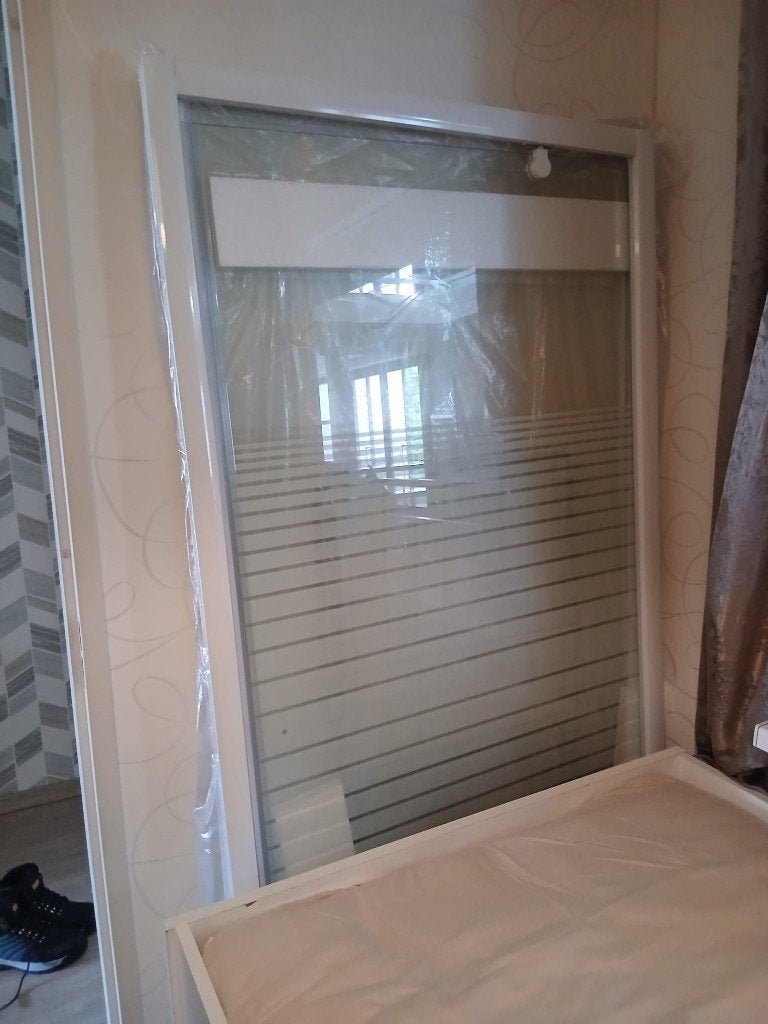 douchecabinewand + deur 90x180 (per wand), Ophalen, 75 cm of meer, Overige typen, Nieuw