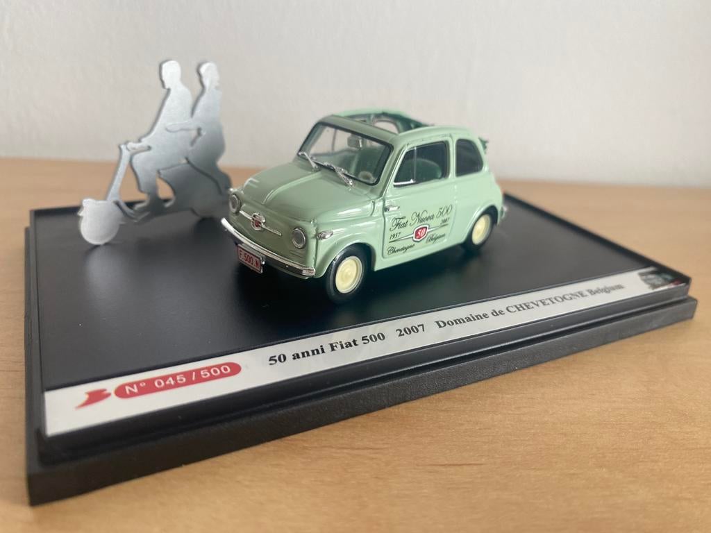 Fiat 500 miniaturen., Hobby en Vrije tijd, Modelauto's | Overige schalen, Ophalen, Zo goed als nieuw, Auto