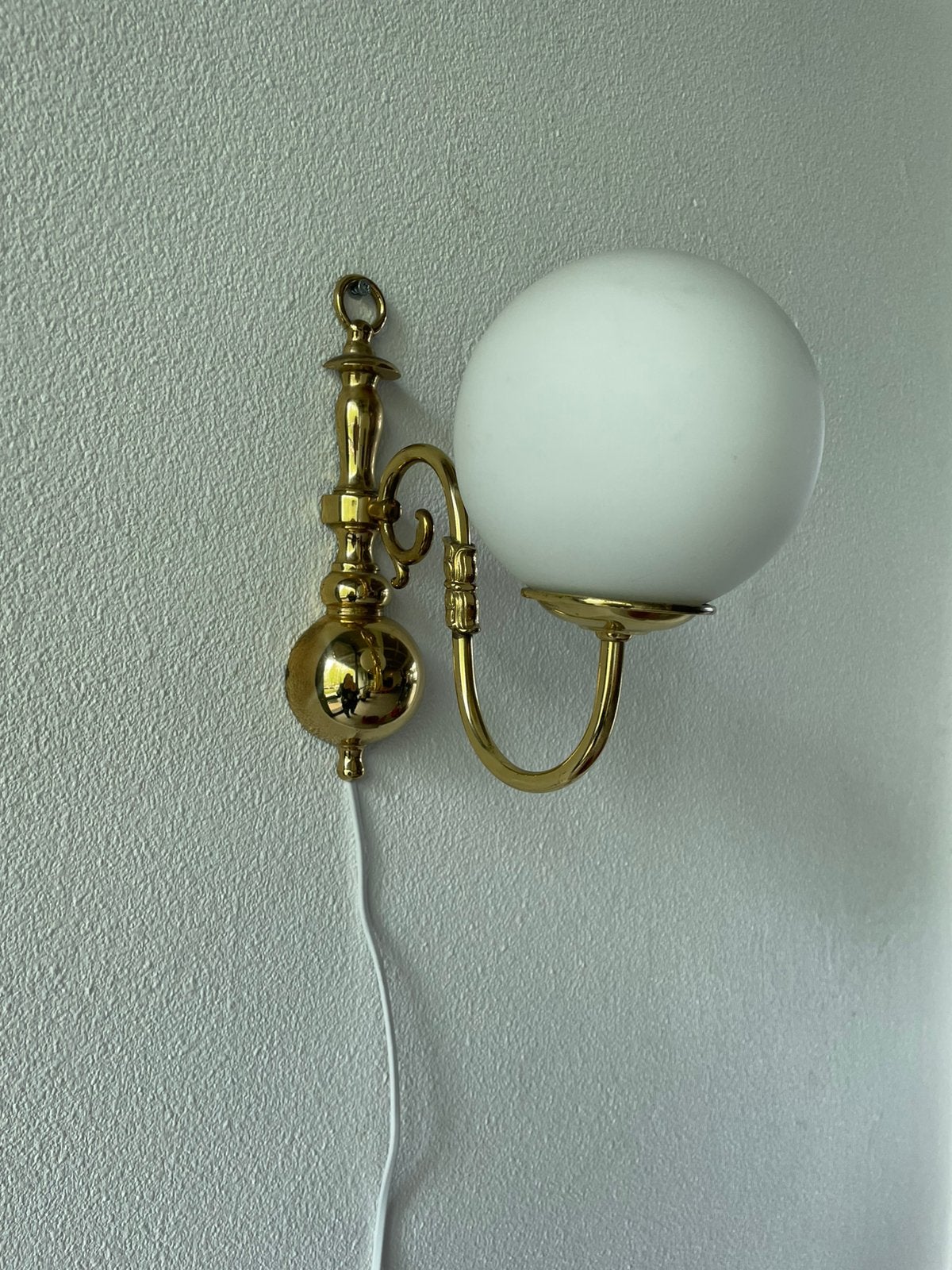 Vintage jaren klassiek bollamp, Gebruikt, ., Wandlamp, .