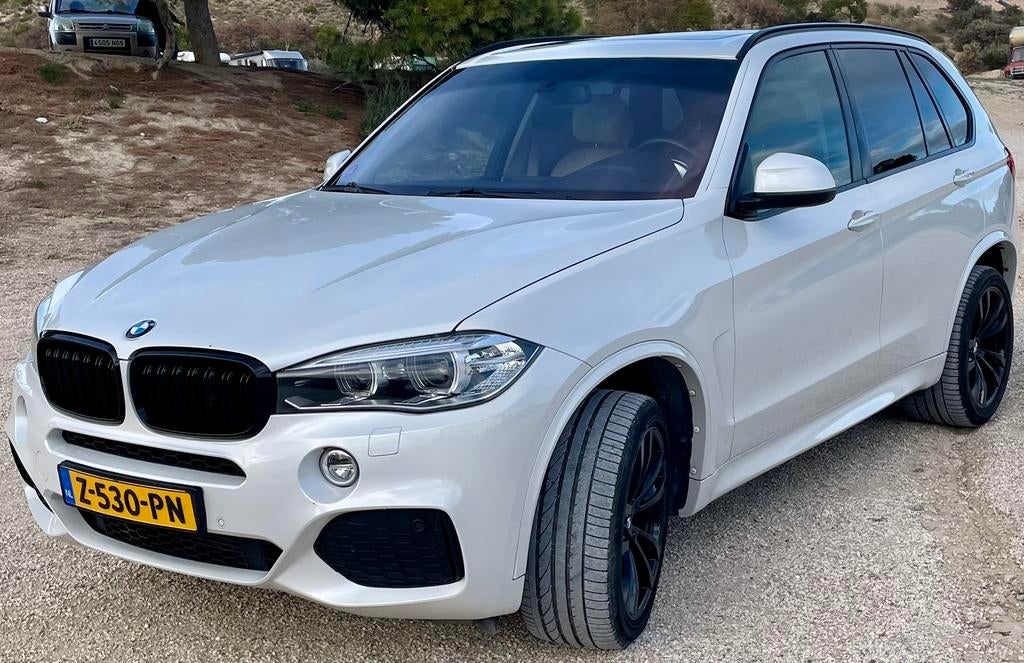 BMW X5 xDrive35i 3.0 306PK Automaat, Pano, Leder, Nieuwe APK, Auto's, BMW, Euro 5, Lederen bekleding, Wit, Leder