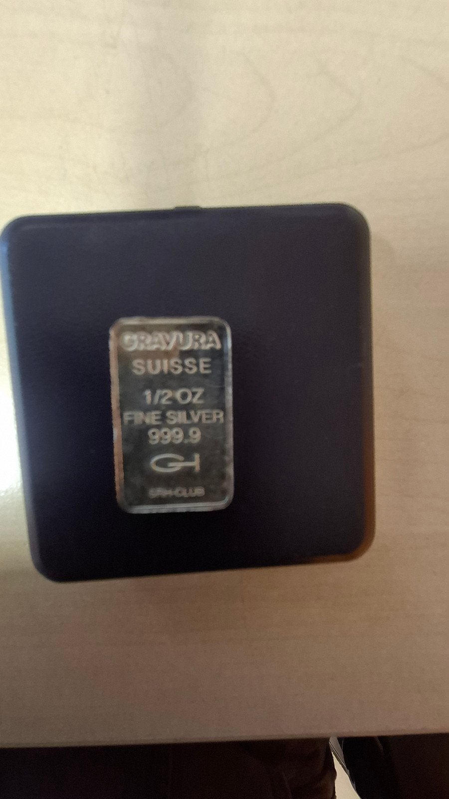 Gravura Suisse 1/2 oz Fijn Zilver 999.9, Ophalen of Verzenden, Zilver