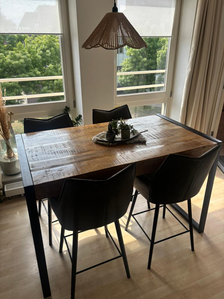 Hoge eettafel, Ophalen, 100 tot 150 cm, 50 tot 100 cm, Zo goed als nieuw