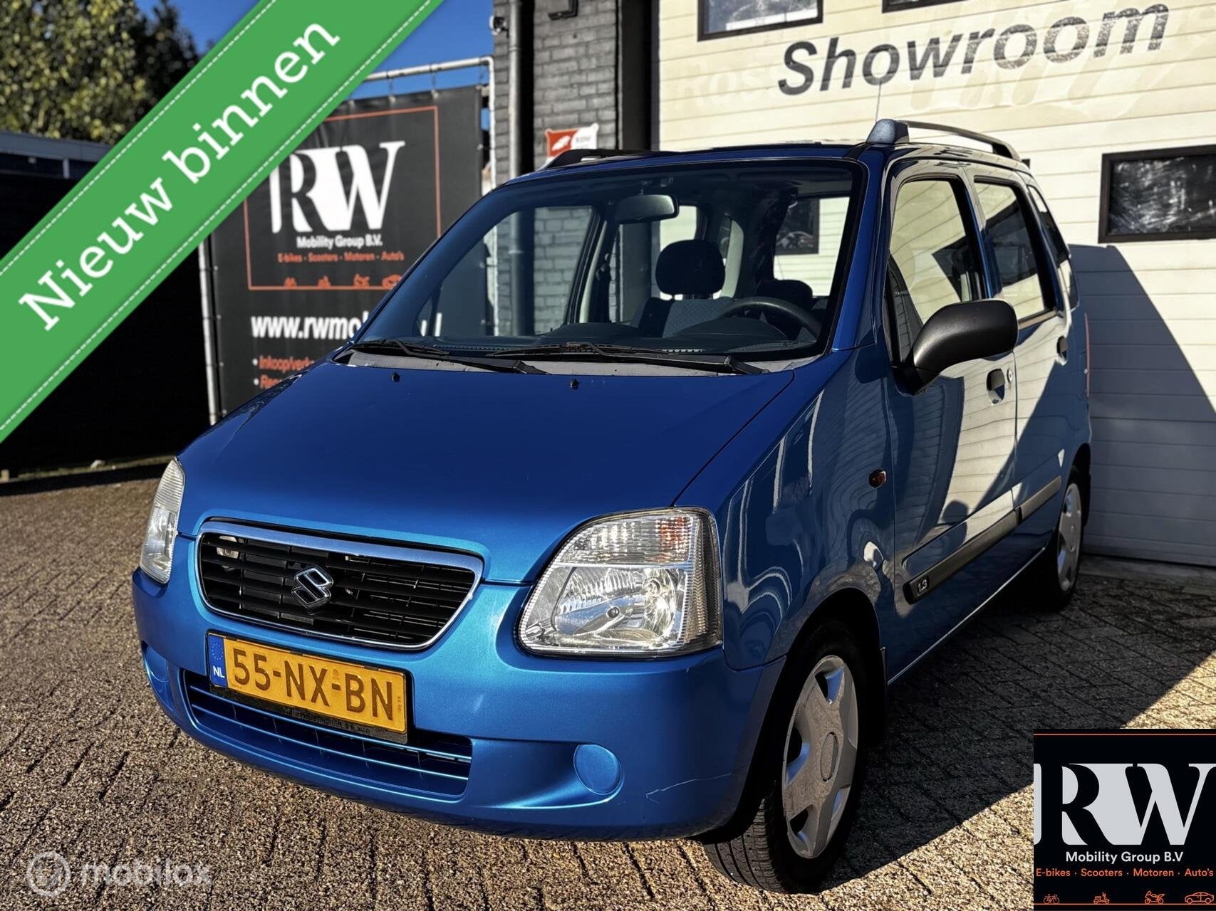 Suzuki Wagon R+ 1.3 GLS *MET AIRCO*TREKHAAK*NIEUWE APK*, Auto's, Voorwielaandrijving, 4 cilinders, Origineel Nederlands, Bedrijf