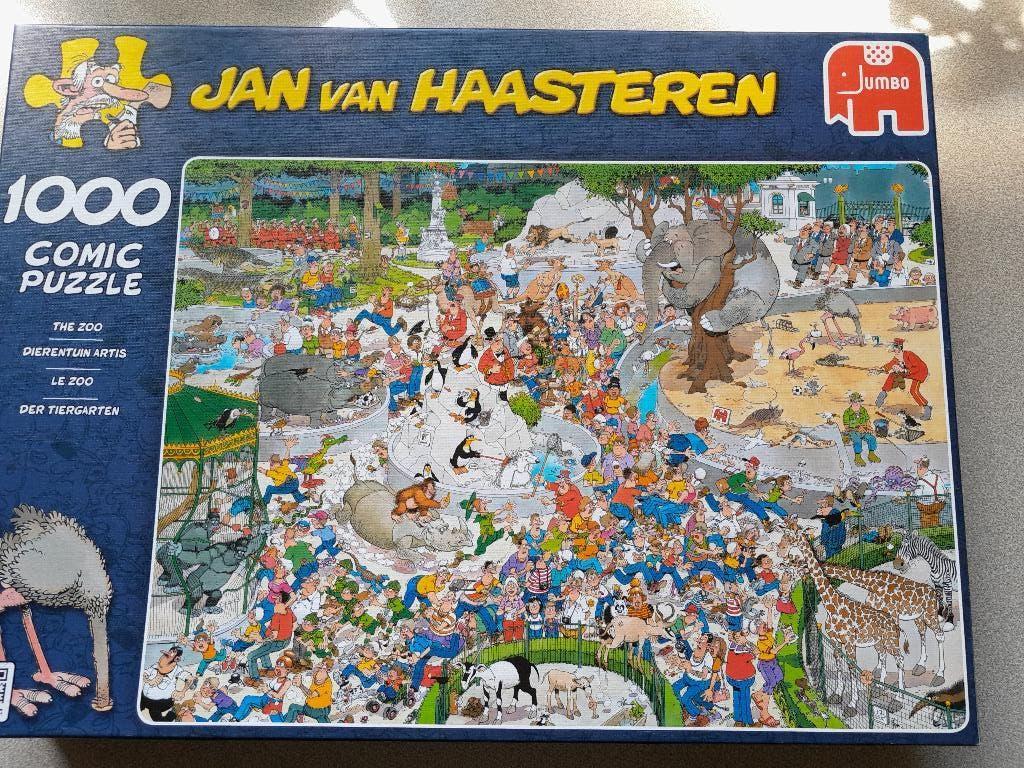 JAN VAN HAASTEREN DIERENTUIN ARTIS, Ophalen, 500 t/m 1500 stukjes, Zo goed als nieuw, Legpuzzel