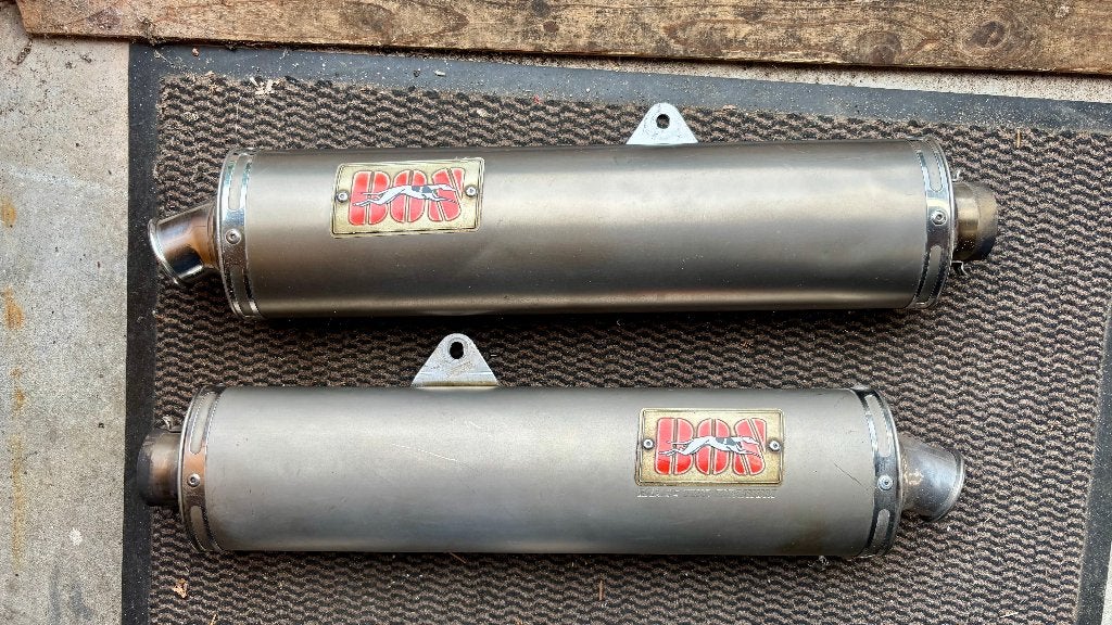Bos titanium uitlaat demper dempers voor Honda VTR SP1 SP2, Ophalen, Gebruikt