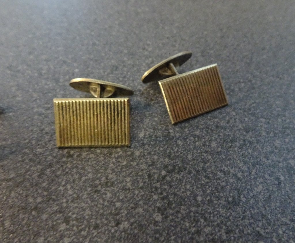 Manchetknopen Zilver .835, Verzenden, Gebruikt, Zilver