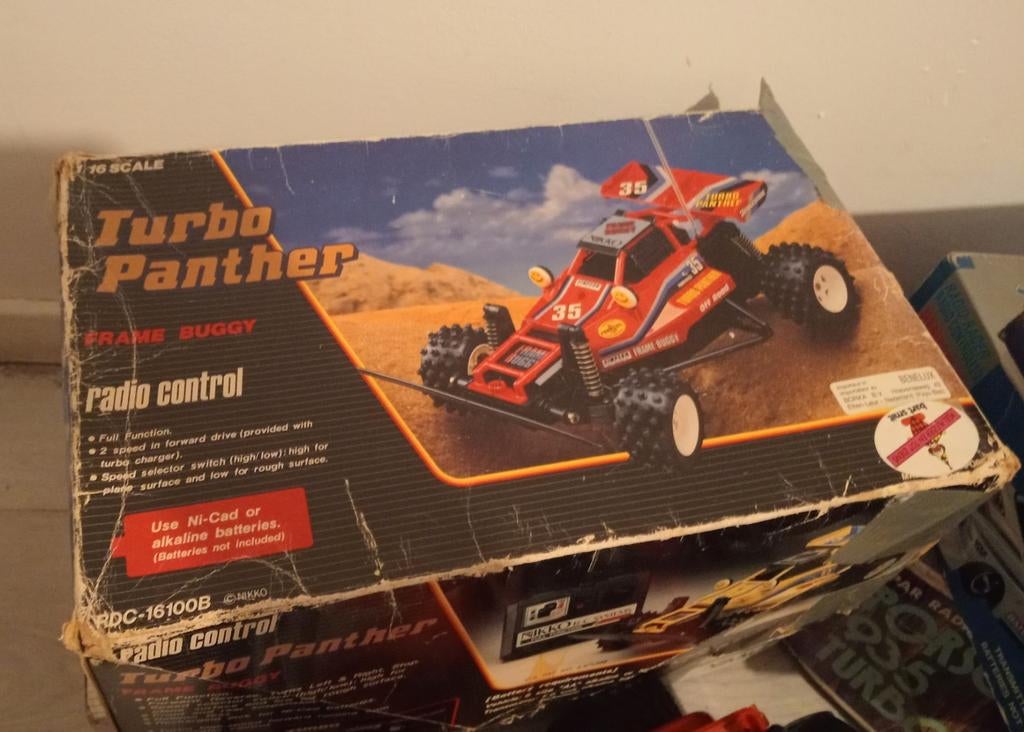Vintage RC Nikko Turbo Panther, Ophalen of Verzenden, Gebruikt, Overige schalen, Onderdeel