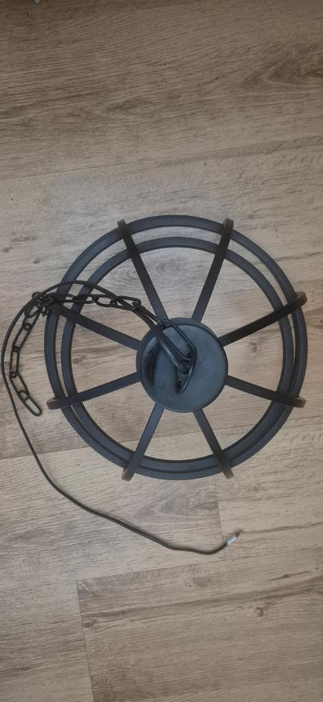 Hanglamp zwart metaal, diameter is 37 cm, Watersport en Boten, Ophalen of Verzenden