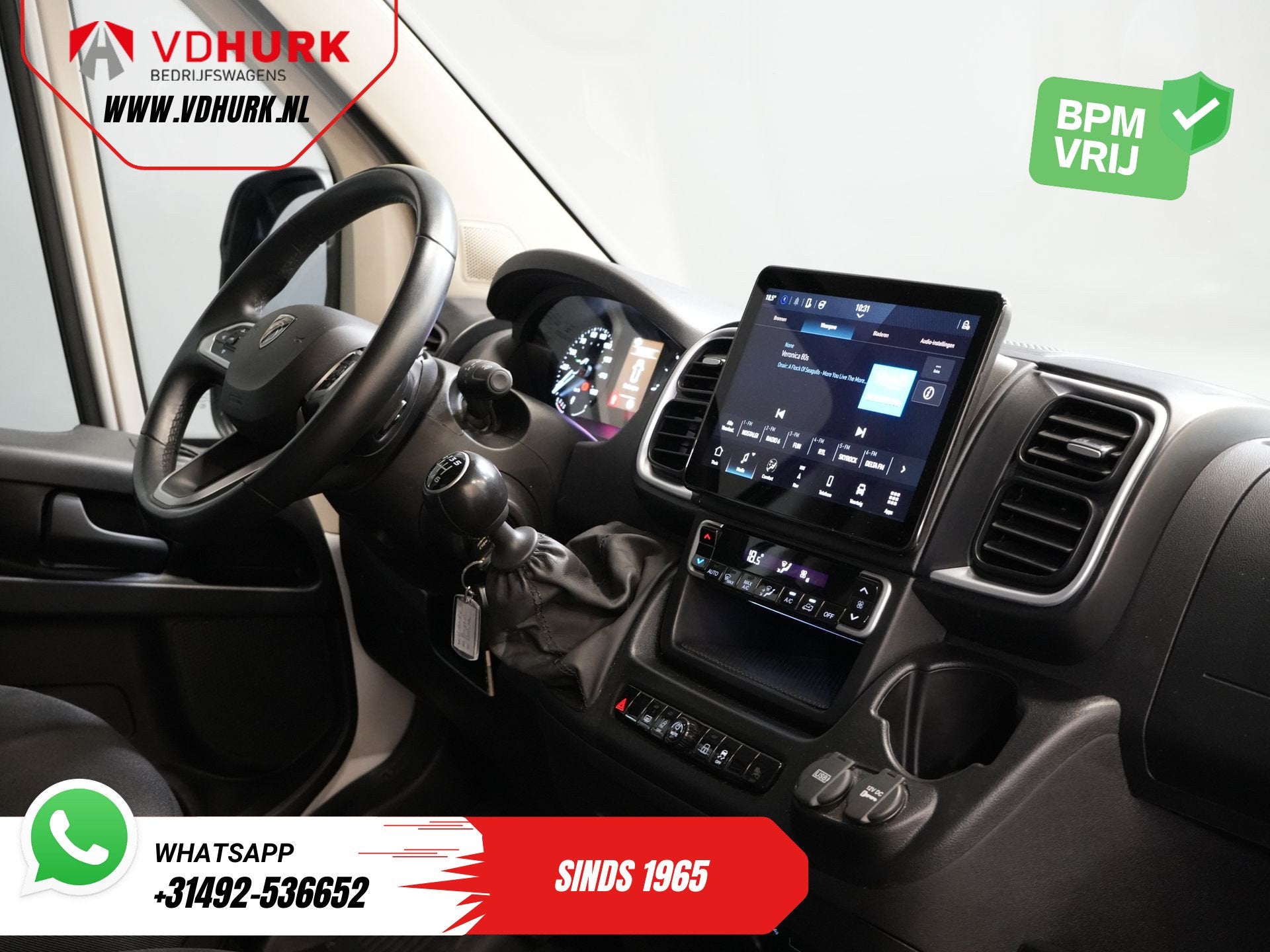 Opel Movano (Peugeot Boxer) 2.2 HDi L2H2 LED/ Carplay/ Clima, Auto's, Voorwielaandrijving, Stof, 4 cilinders, 2500 kg
