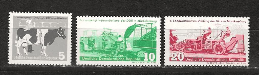 DDR 628-630 pf, Ophalen of Verzenden, DDR, Postfris