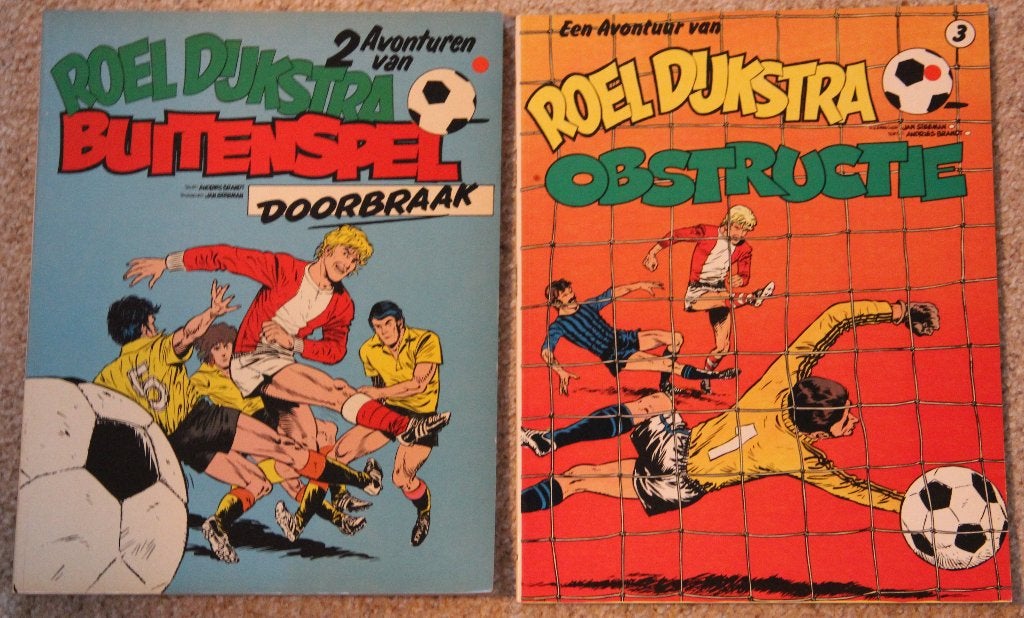 Voetbalstrips: Appie Happie- Knudde -Roel Dijkstra -R.Hansen, Dik Bruynesteyn / Toon van Driel / Jan Steeman, Ophalen of Verzenden
