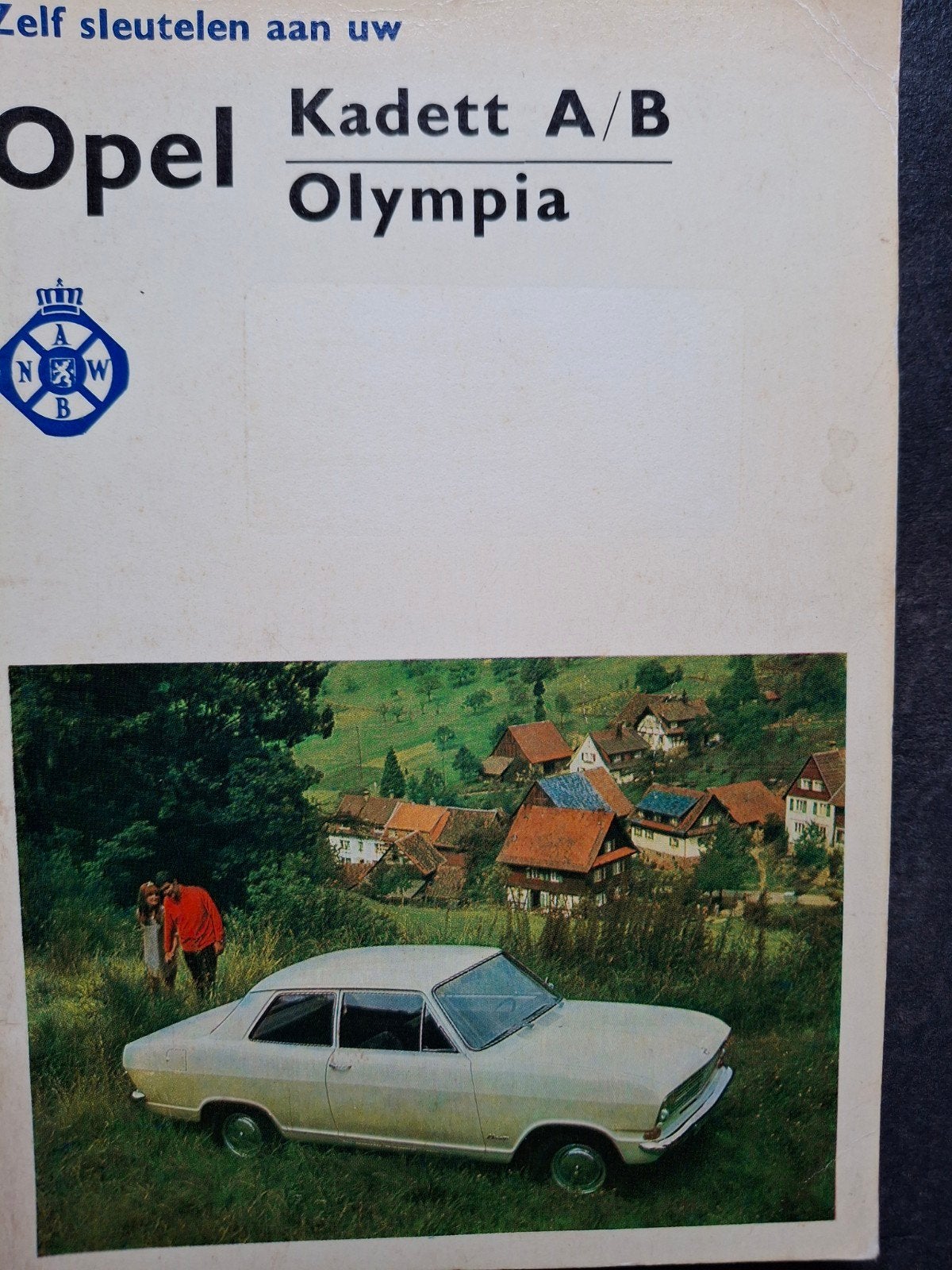 Opel Kadett A/B Olympia Caravan Ralley Coupé GM ANWB, Ophalen of Verzenden