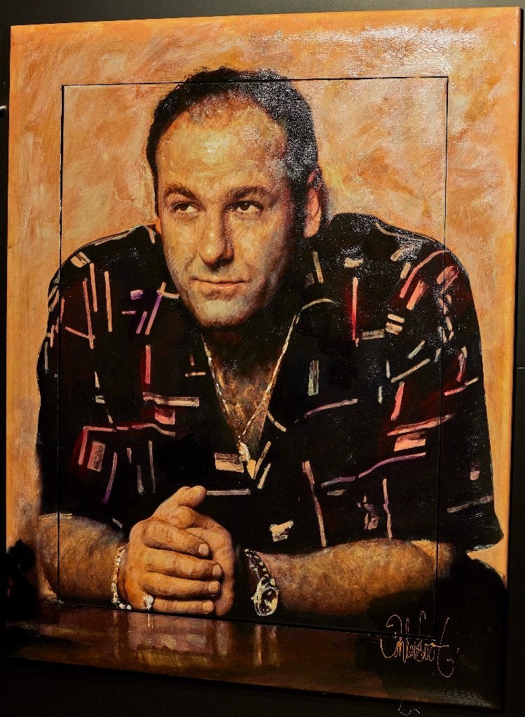 Peter Donkersloot - Tony sopranos schilderij, Ophalen of Verzenden