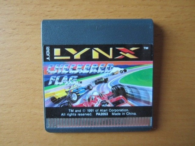 Checkered Flag Atari Lynx, Spelcomputers en Games, Games | Atari, 1 speler, Racen en Vliegen, Ophalen of Verzenden, Vanaf 7 jaar