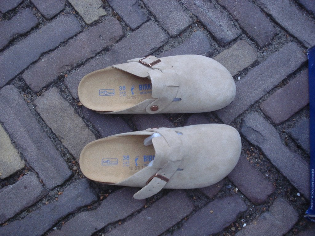 BOSTON BIRKENSTOCKS BEIGE 38 NIEUW GRATIS VERZENDING POST, Slippers, Verzenden, Beige, Nieuw