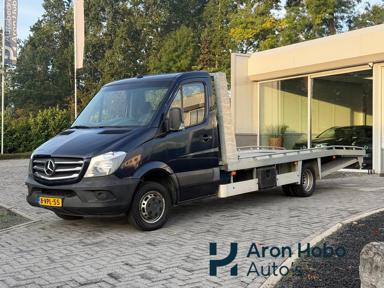 Mercedes-Benz Sprinter 519 CDI 432 Oprijwagen 3.5t Trekgewic, Euro 5, Gebruikt, Zwart, 190 pk