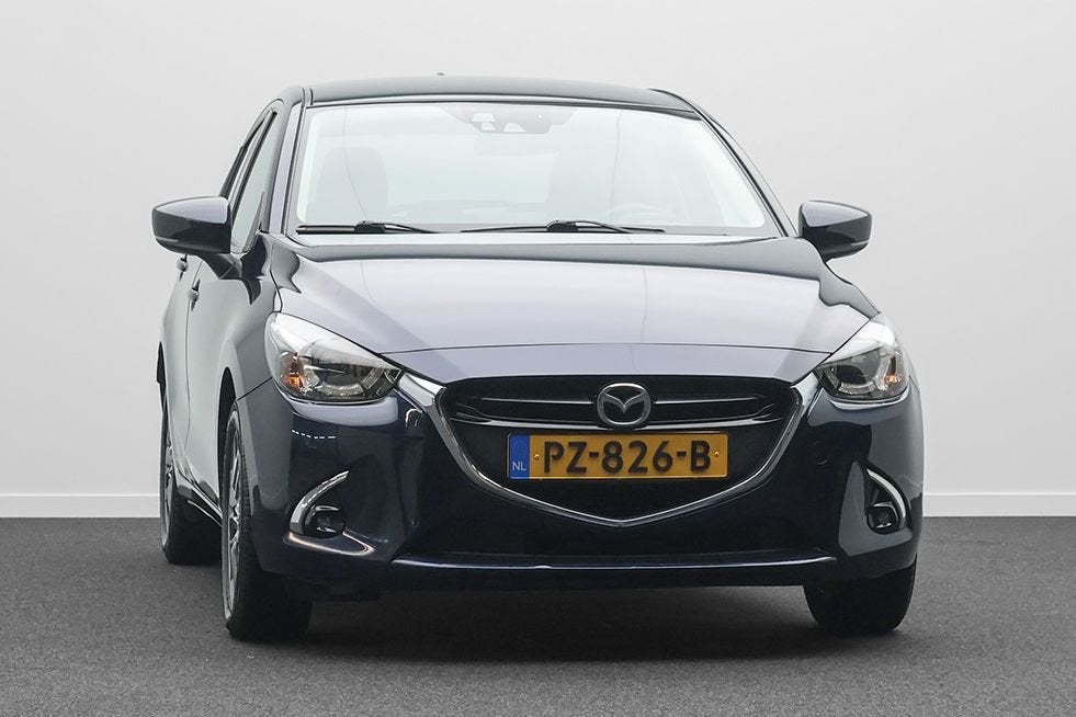 Mazda 2 1.5 Skyactiv-G GT-Luxury | Navigatie | Achteruitrijc, Auto's, 12 maanden, 4 cilinders, Blauw, Origineel Nederlands