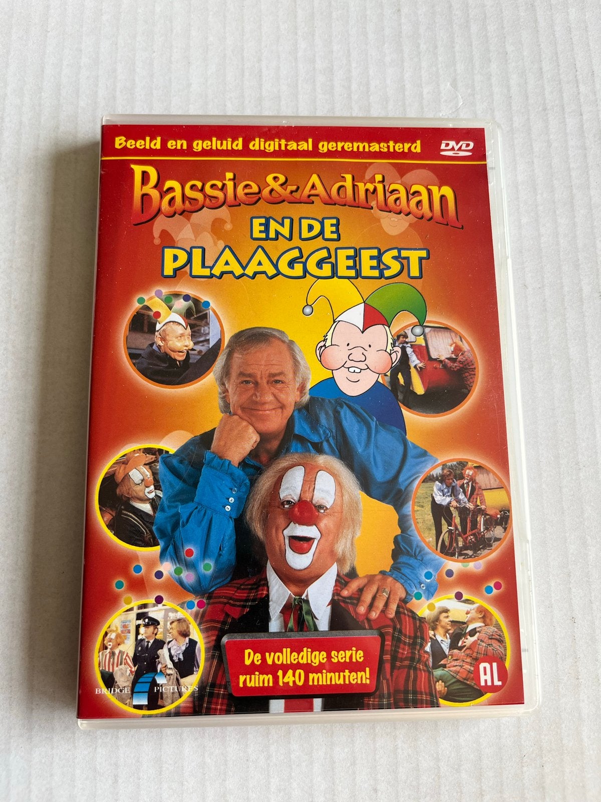 Bassie & Adriaan en de Plaaggeest DVD, Cd's en Dvd's, Alle leeftijden, Tv-serie, Familie, Gebruikt