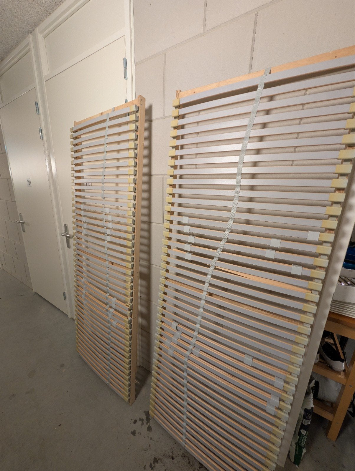 2x IKEA Sultan Laxeby lattenbodem 70x200 cm, Ophalen, Gebruikt, 70 cm of minder, Twijfelaar