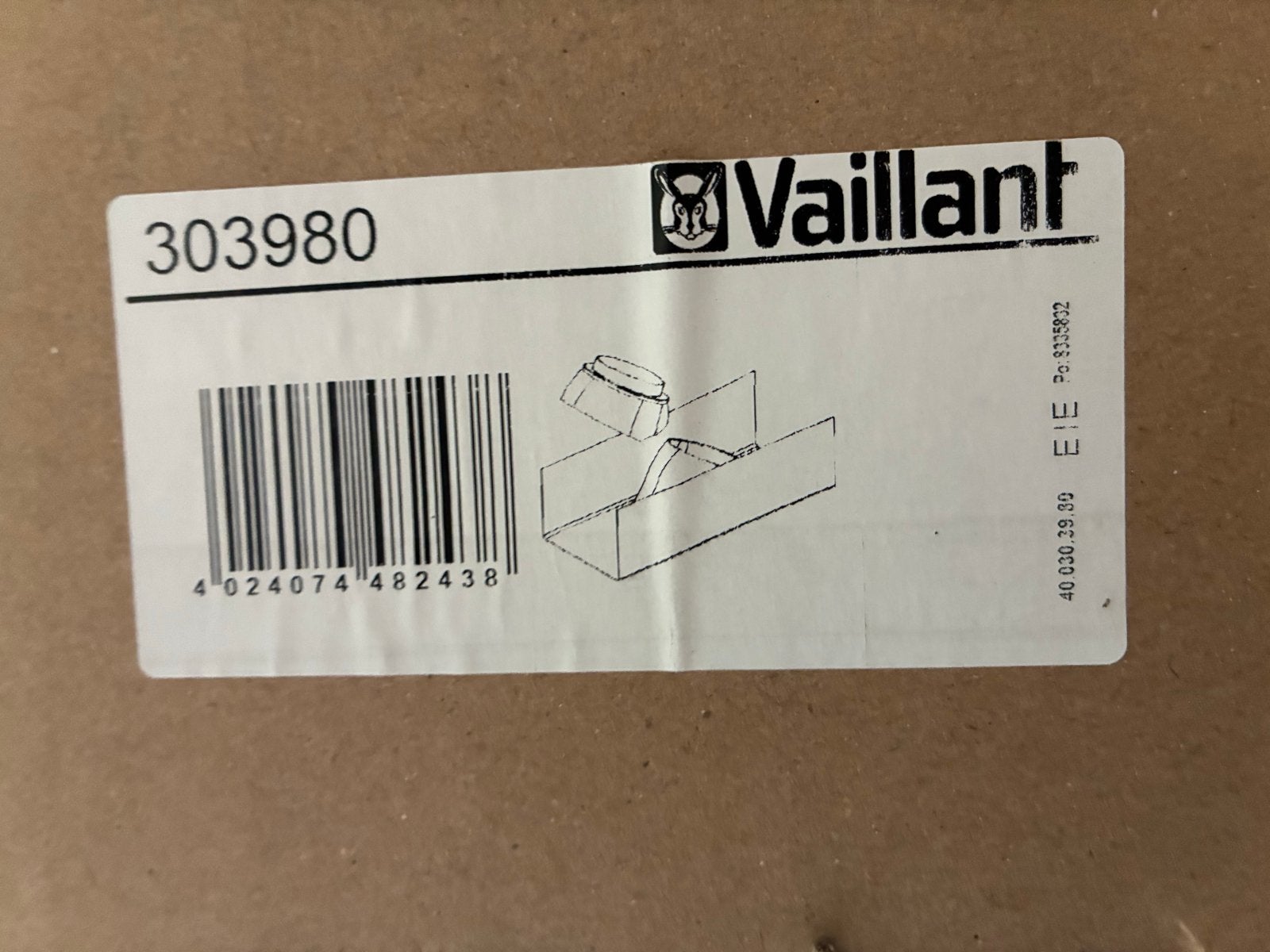 Vaillant 303980 universele loodslabpan, Ophalen, Nieuw, Overige typen
