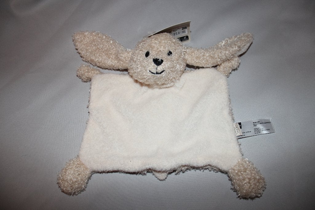 Hema extra zacht knuffeldoekje konijn beige - 20cm., Hema, Overige karakters, Ophalen of Verzenden, Klein (minder dan 20 cm)