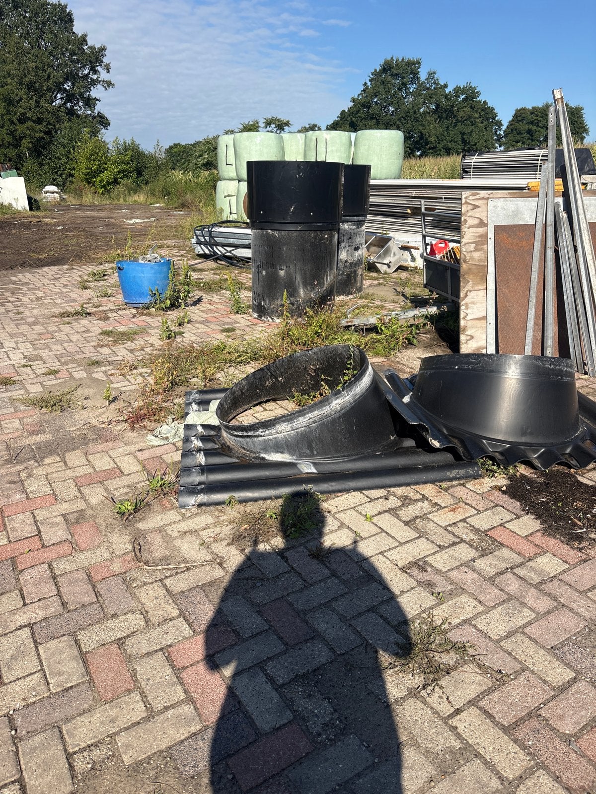 Dak ventilatie pijp voor golfplaten dak, Ophalen, Gebruikt, Ventilator