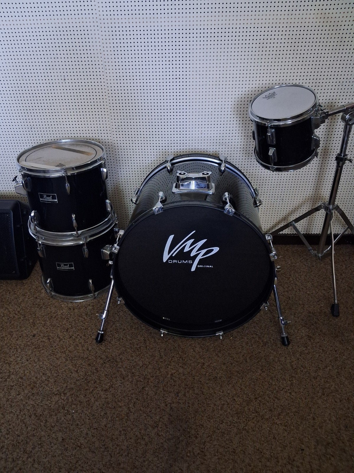 Vmp bass - toms - snarestands - kruk en meer !!, Muziek en Instrumenten, Ophalen of Verzenden, Gebruikt, Drums of Percussie