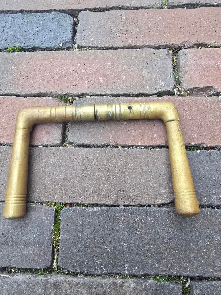 Hoogwaardige historische messing deurklinken begin 1900 €35, Ophalen of Verzenden