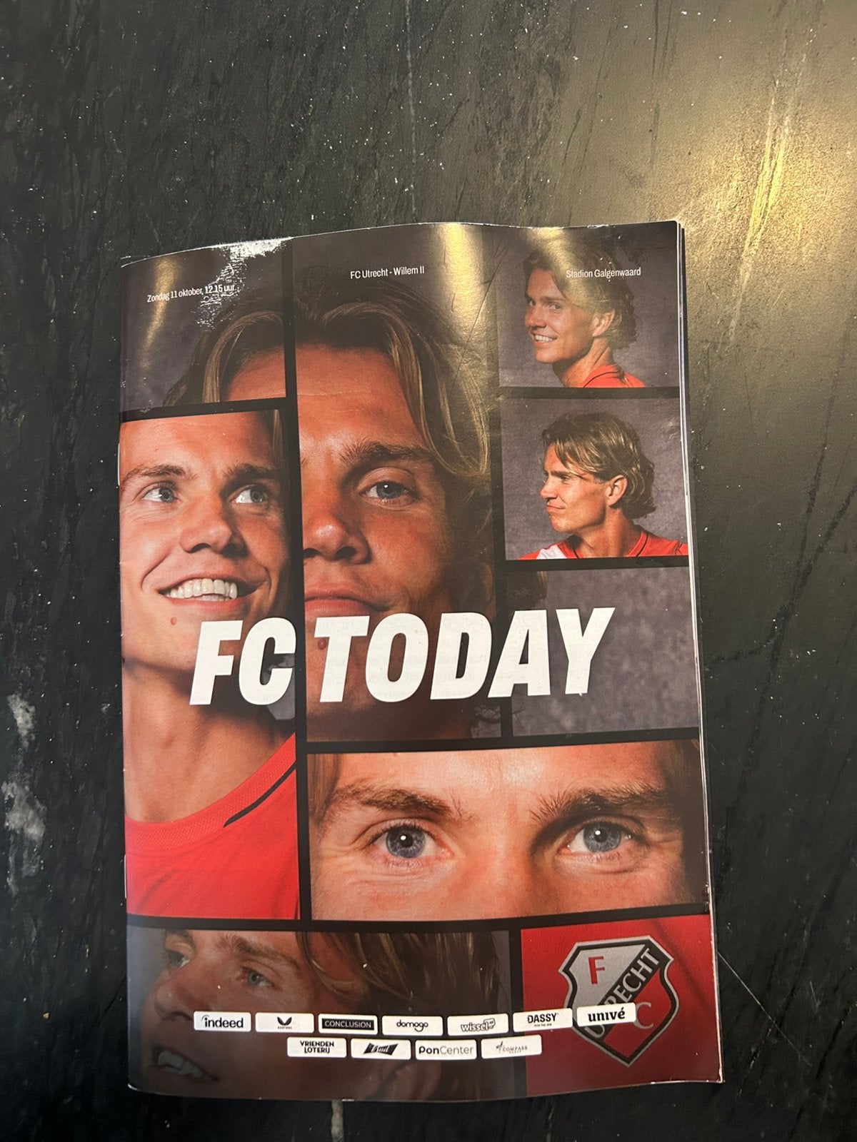 WILLEM II programmaboekje uit tegen FC UTRECHT gratis, Verzamelen, Ophalen of Verzenden, Zo goed als nieuw, Willem II