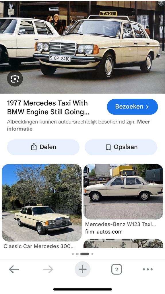 Mercedes w123 200d taxi bord gezocht gevraagd, Ophalen of Verzenden
