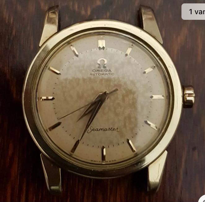 Omega Seamaster 2846/2848 SC, Sieraden, Tassen en Uiterlijk, Horloges | Antiek, Polshorloge, Omega, Goud, 1930 tot 1960, Met bandje