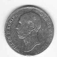 Nederland halve gulden 1848, ½ gulden, Verzenden, Zilver, Losse munt