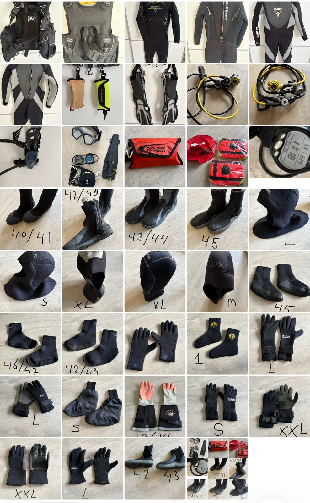 Heel heel veel duikspullen.  Mag weg voor weinig., Ophalen of Verzenden, Gebruikt