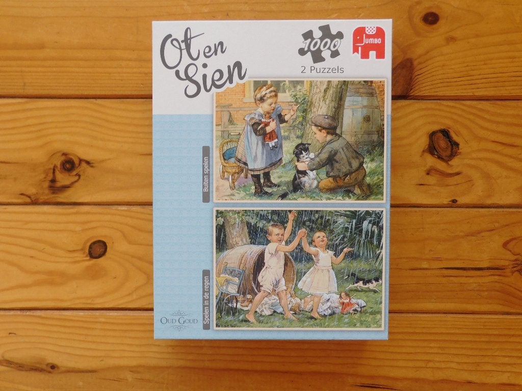 Puzzel 2x 1000 st. Ot en Sien Jumbo, Ophalen of Verzenden, 500 t/m 1500 stukjes, Zo goed als nieuw, Legpuzzel