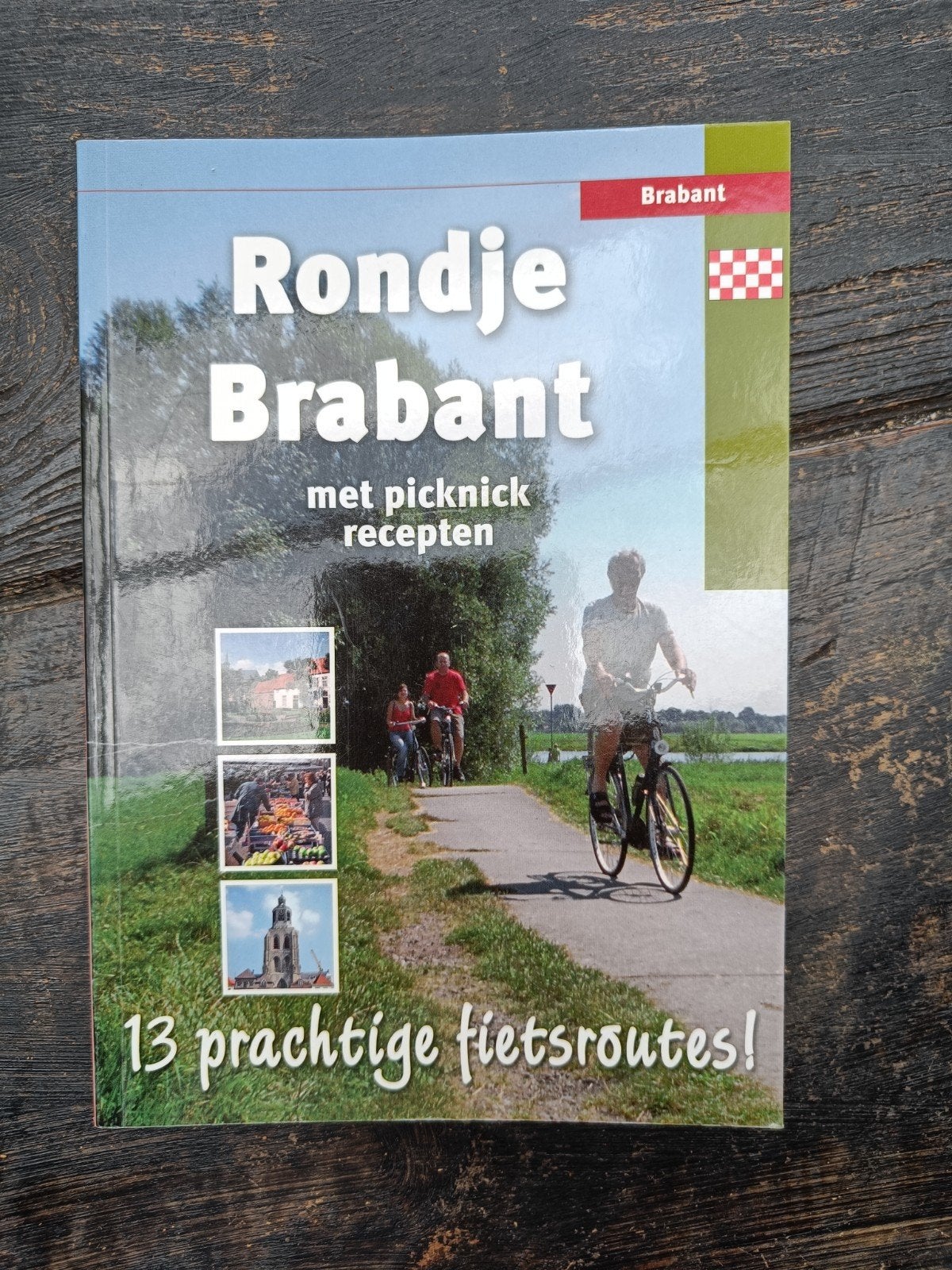 Rondje Brabant met picknickrecepten - Fietsgids, Boeken, Overige merken, On Track, Fiets- of Wandelgids, Ophalen of Verzenden