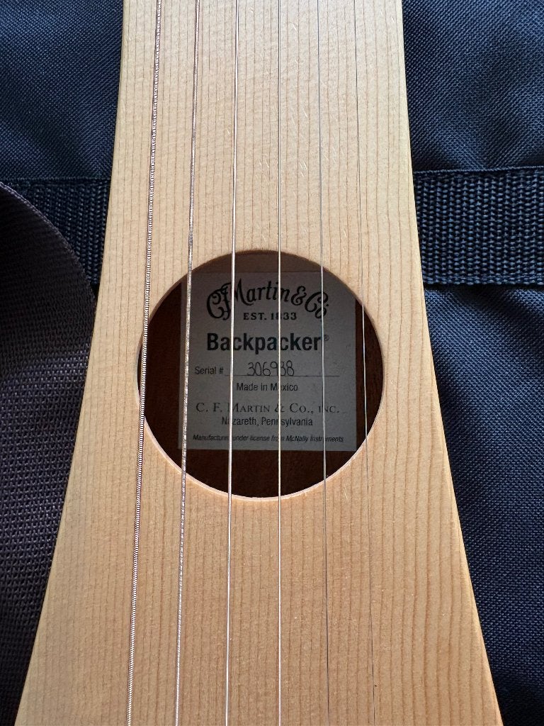 Solide Martin Backpacker reisgitaar, Muziek en Instrumenten, Snaarinstrumenten | Gitaren | Akoestisch, Ophalen of Verzenden, Gebruikt
