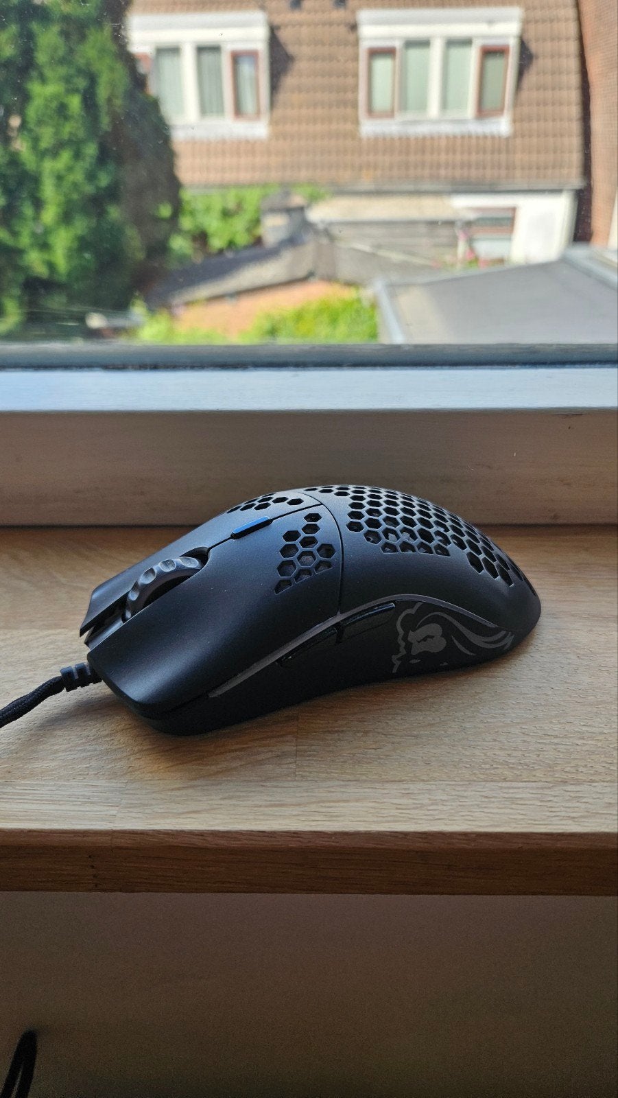 Glorious Model O gaming muis - Mat Zwart, Computers en Software, Muizen, Ophalen of Verzenden, Zo goed als nieuw, Gaming muis