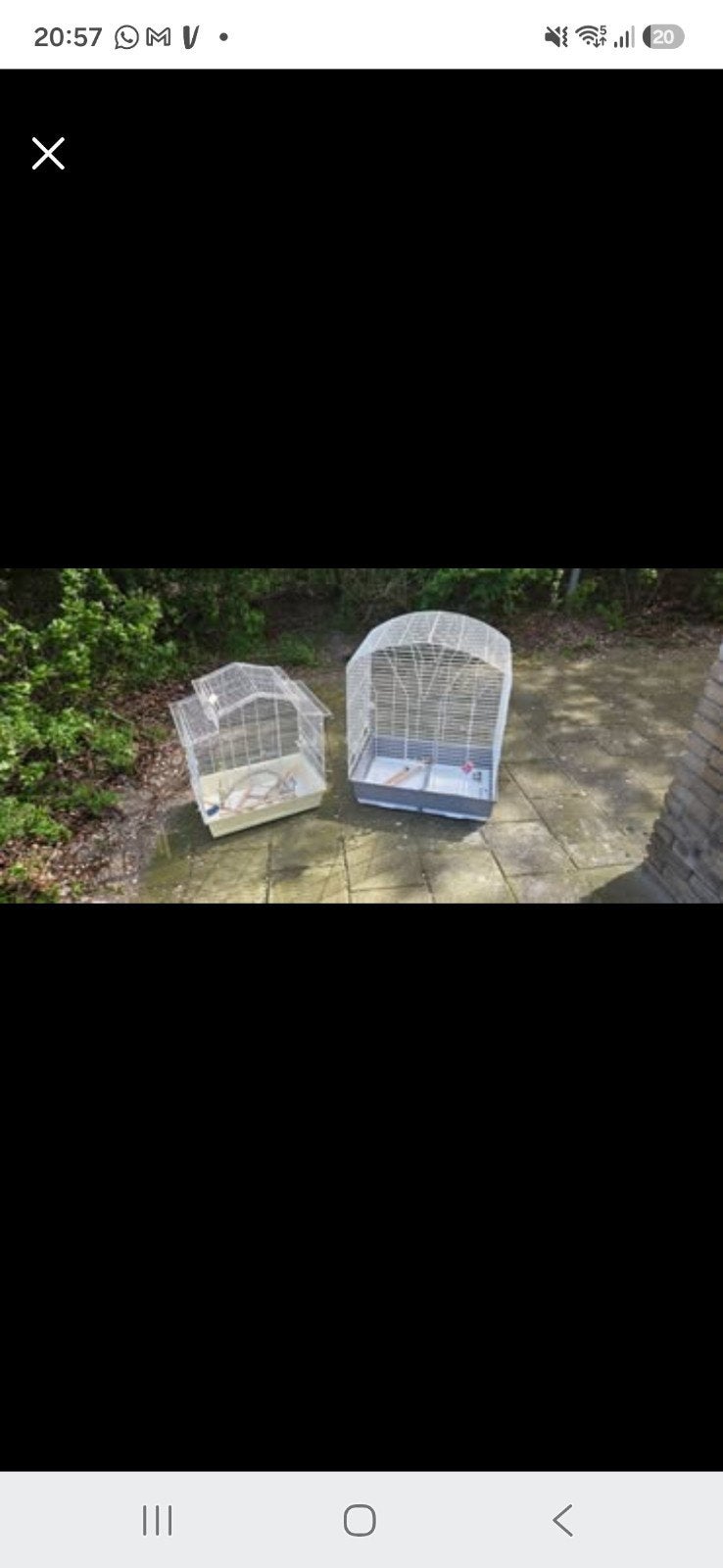 2x vogel volière te koop, Ophalen, Volière