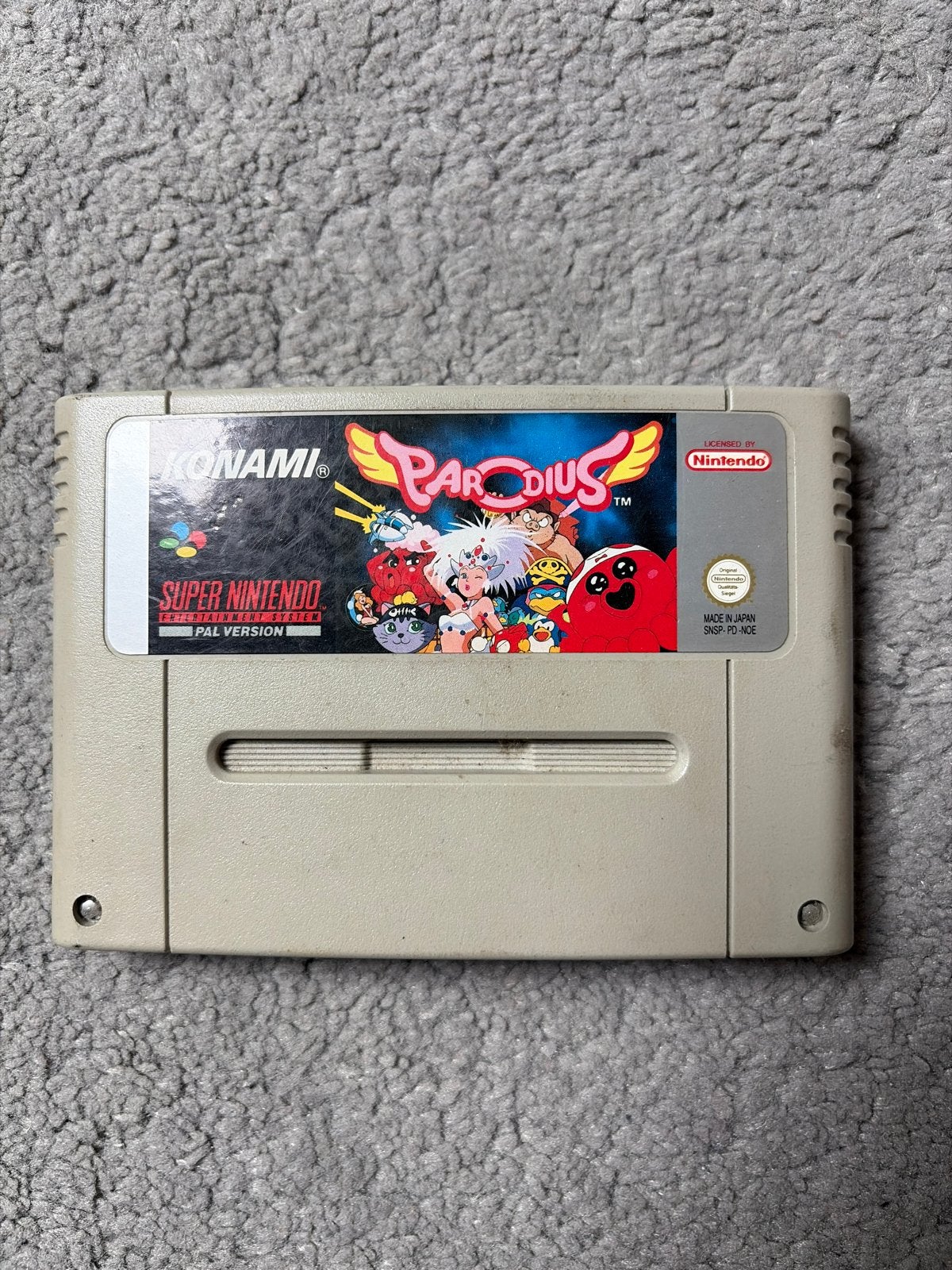 Parodius SNES PAL - Klassieke Shoot 'em up, Gebruikt, Shooter, 1 speler, Ophalen of Verzenden