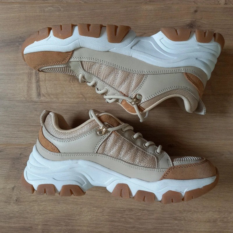nieuwe Anna Field lage dames sneakers beige maat 40, Anna Field, Beige, Nieuw, Ophalen of Verzenden