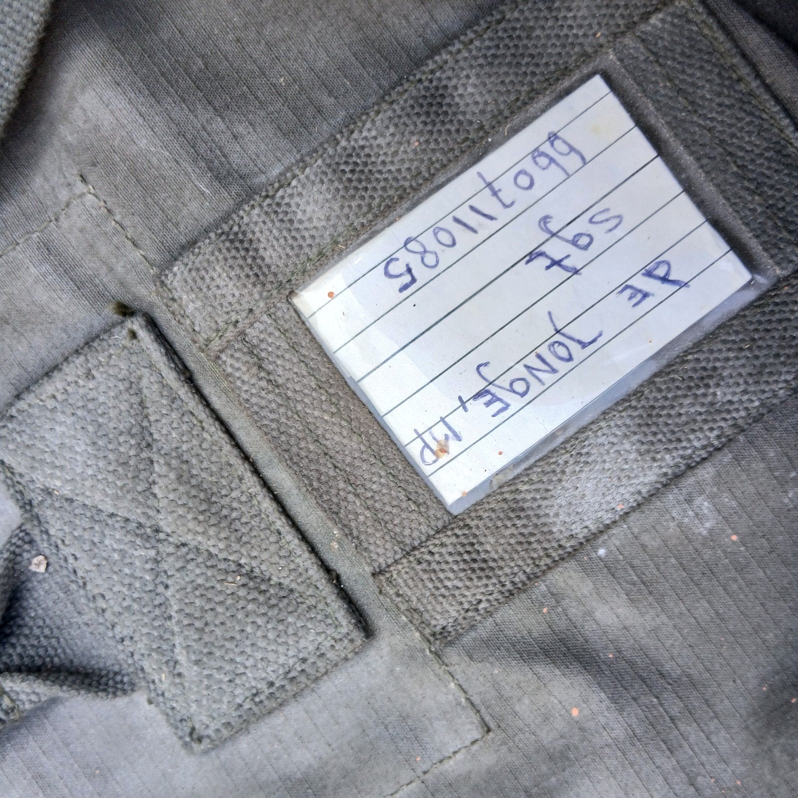 Vintage Leger Goederenzak - Groen, Ophalen, Landmacht, Nederland, Overige typen