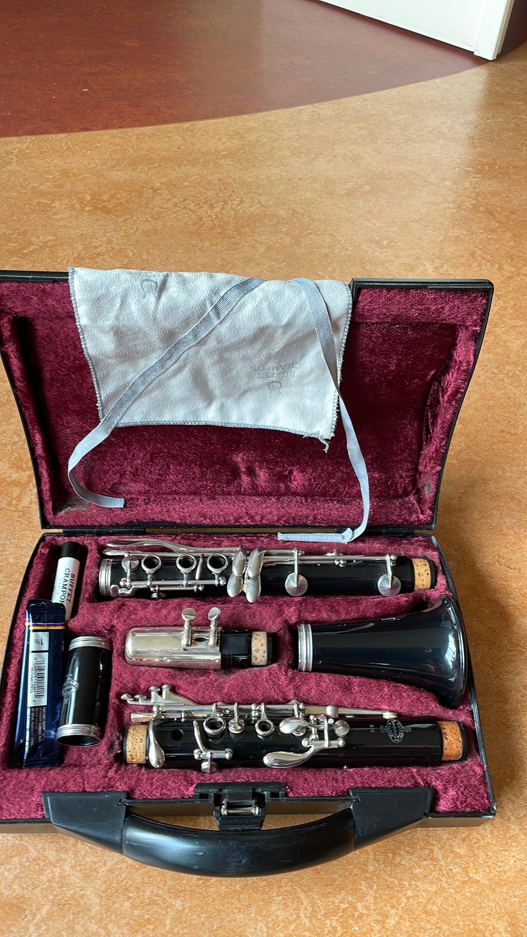 Buffet Crampon B12 klarinet, Muziek en Instrumenten, Bes-klarinet, Kunststof, Gebruikt, Ophalen of Verzenden