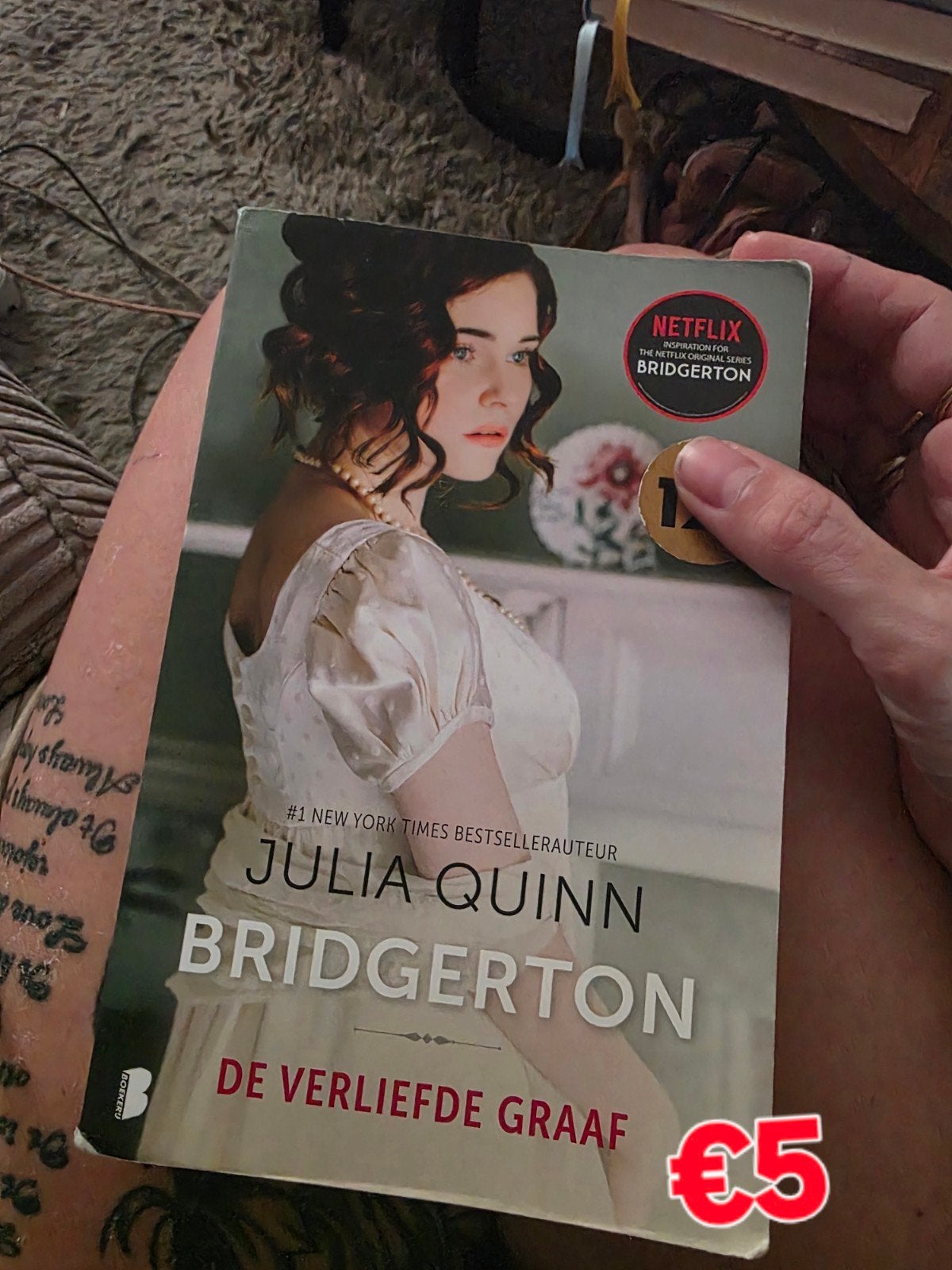 Julia quinn Bridgerton De verliefde graaf, Boeken, Ophalen of Verzenden, Zo goed als nieuw