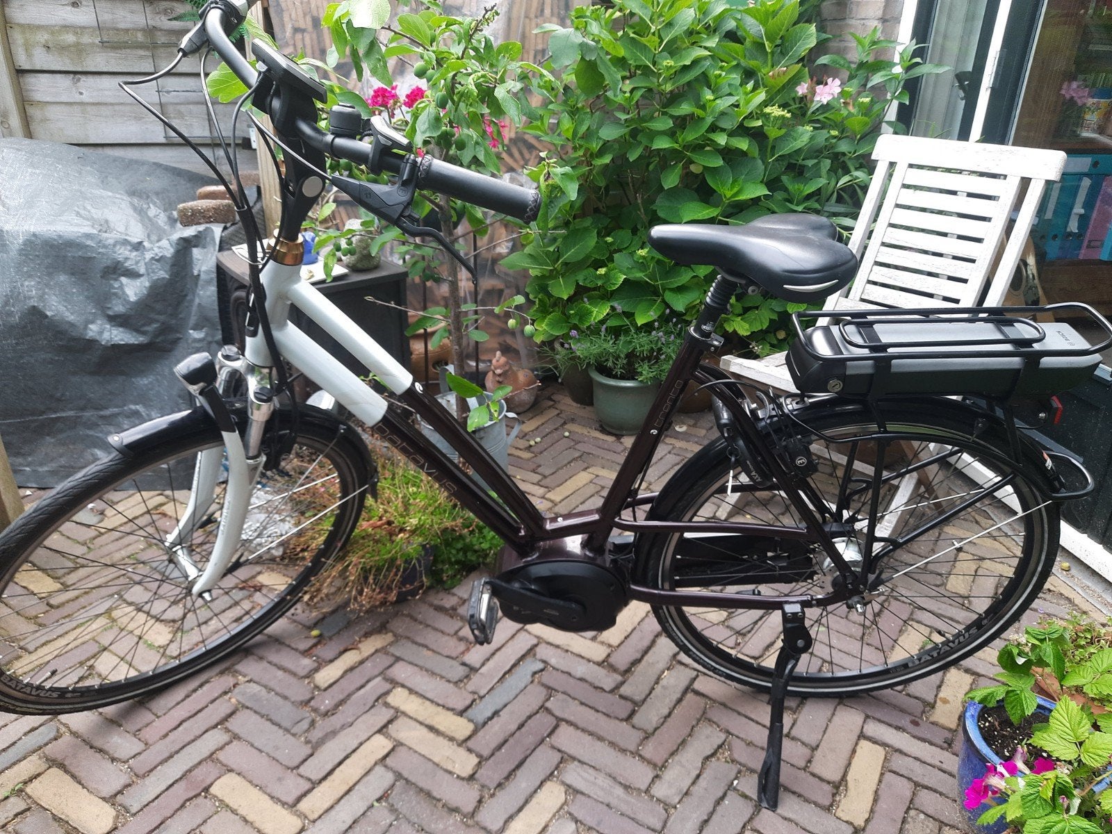 Batavus trento e bike bosch middenmotor in nette staat, 51 tot 55 cm, Ophalen, Gebruikt, Batavus